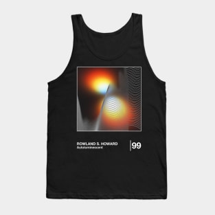 Rowland S Howard / Minimal Graphic Design Tribute Tank Top